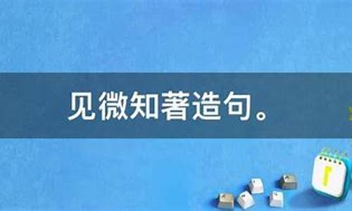 见微知著造句形容成绩的成语_见微知著造句形容成绩的成语有哪些