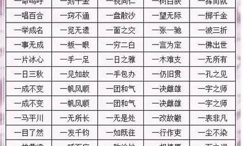 数字成语大全500个简单的四字词语有哪些